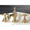 Kingston Brass KC7062BEX 8" Widespread Bathroom Faucet, Polished Brass KC7062BEX - alternate 2